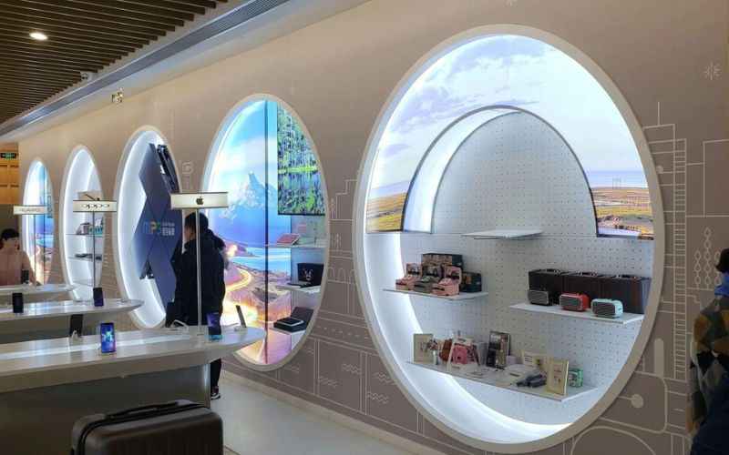 طراحی دکوراسیون موبایل فروشی