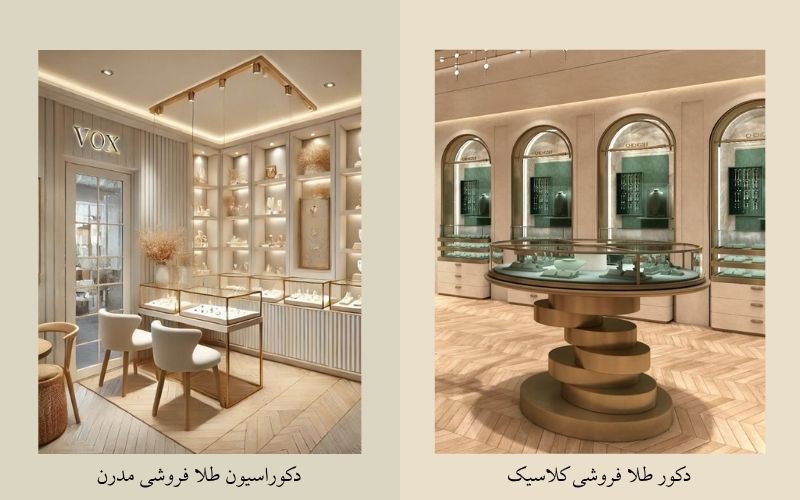 دیزاین طلا فروشی
