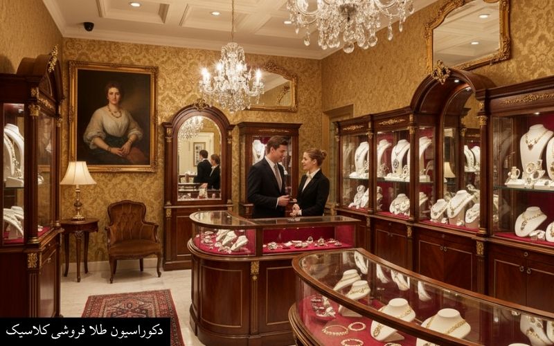 طراحی داخلی طلافروشی